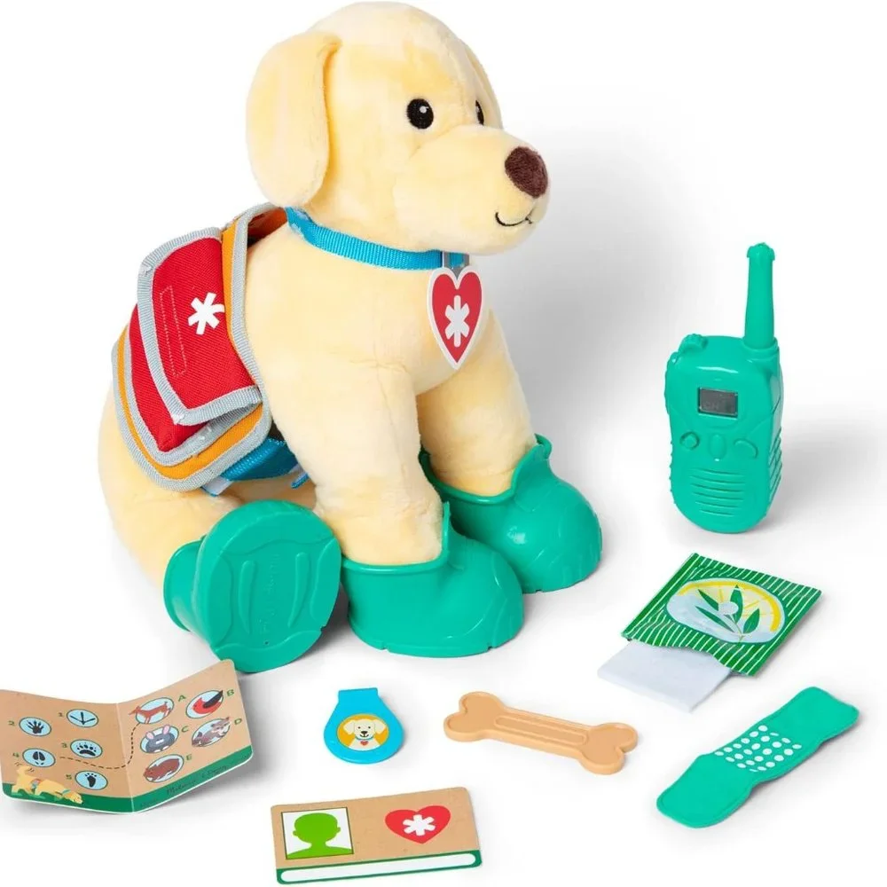 Melissa & Doug Let's Explore Ranger Rescue Dog Pretend Play Set Gear Puppy Camp